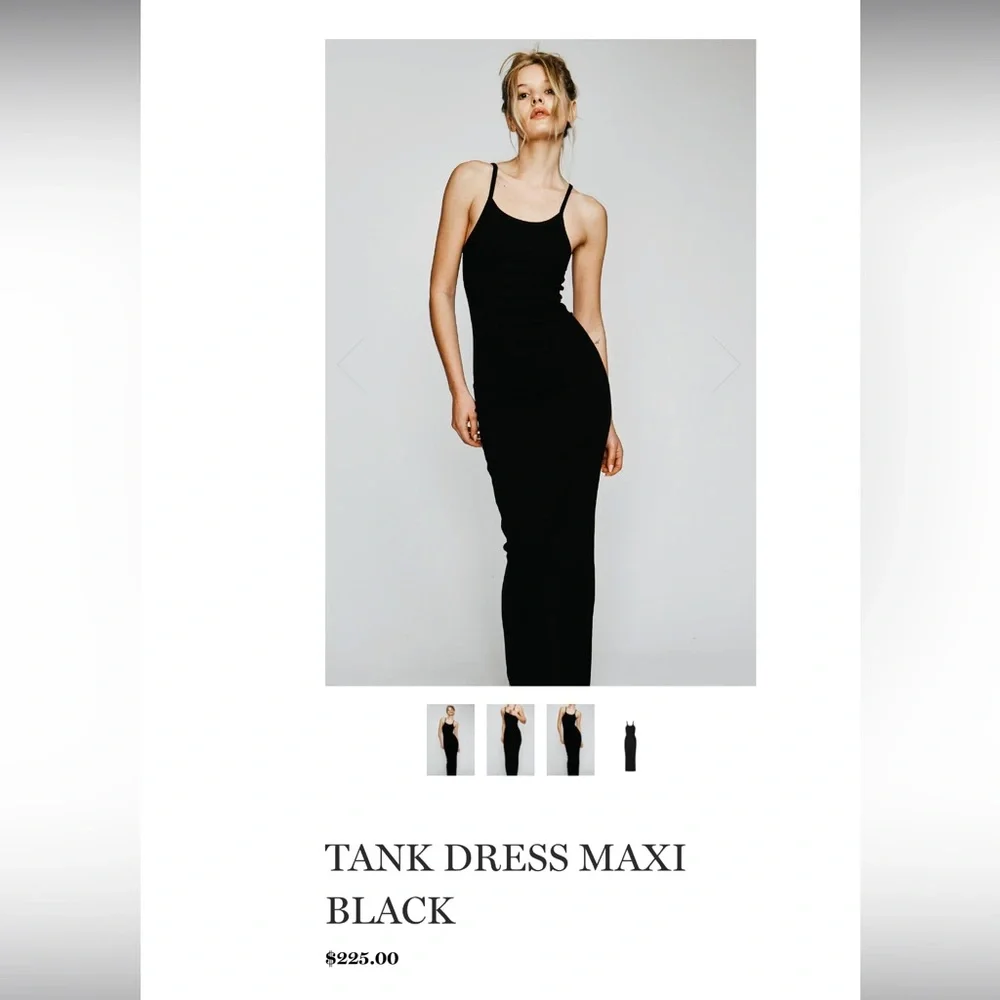 Eterne TANK DRESS MAXI BLACK. Perfect condition and fast shipping - Picture 4 of 9